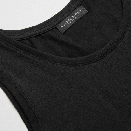 camiseta interior con tirante ancho algodón de ysabel mora.