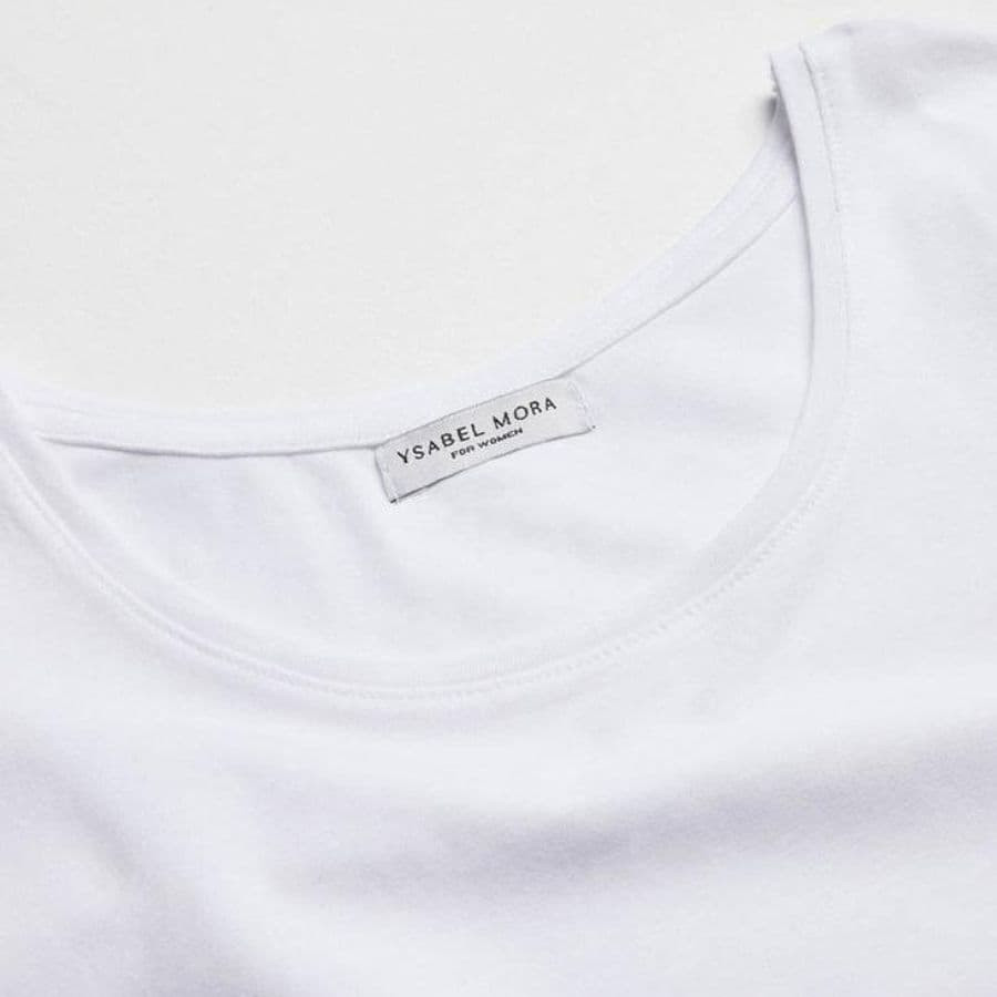 Short sleeve cotton undershirt, ysabel mora.