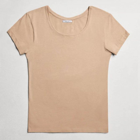 Short sleeve cotton undershirt, ysabel mora.
