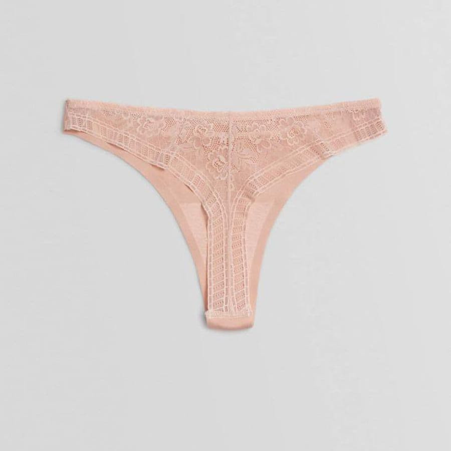 Invisible Lace Thong Brief , ysabel mora.