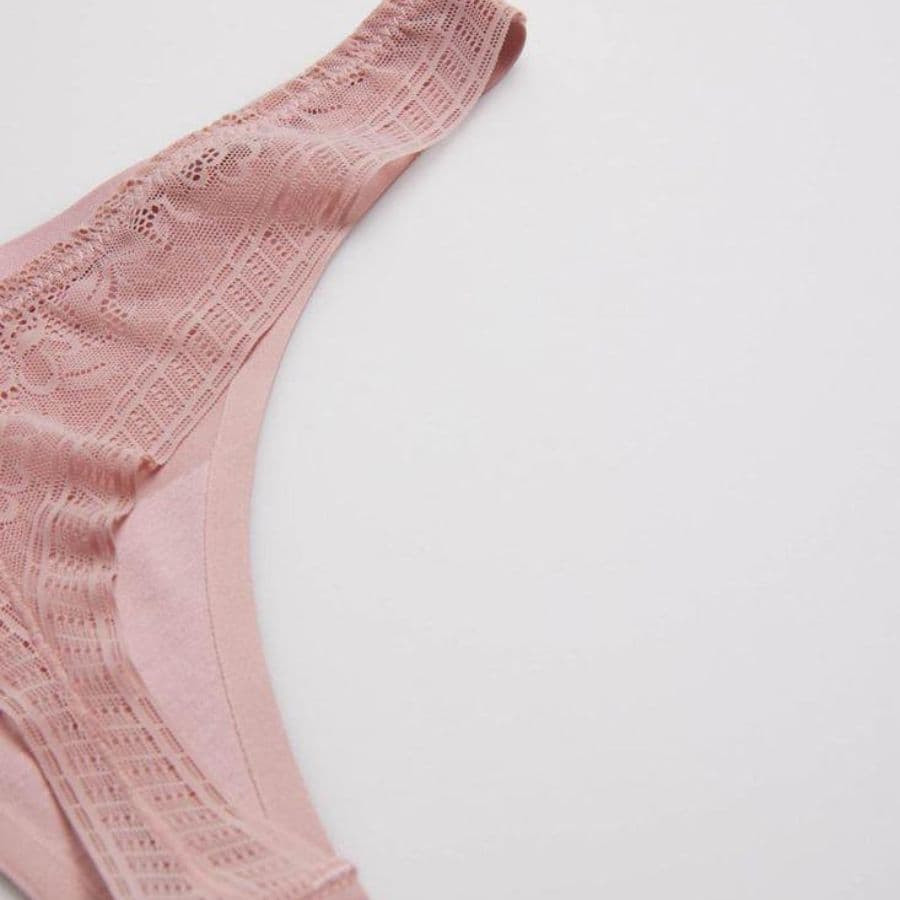 Invisible Lace Thong Brief , ysabel mora.
