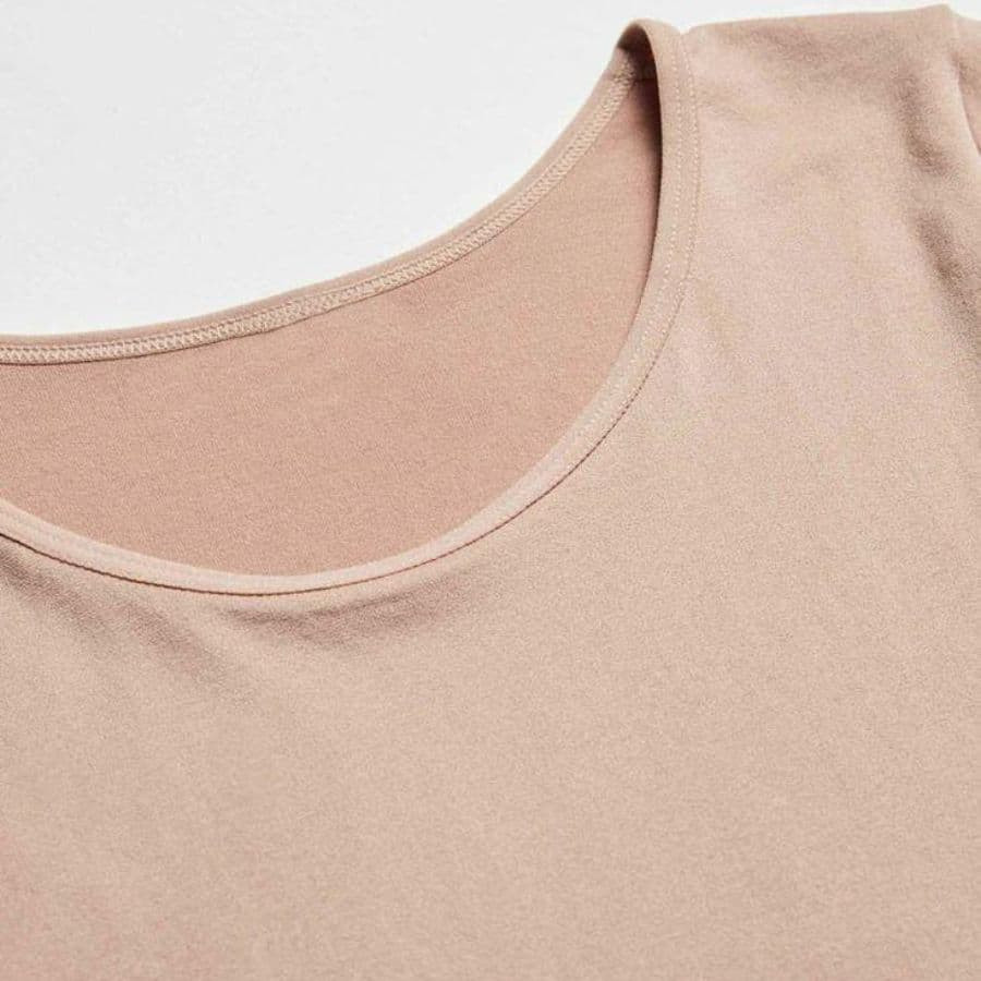 camiseta interior manga larga en microfibra de ysabel mora.