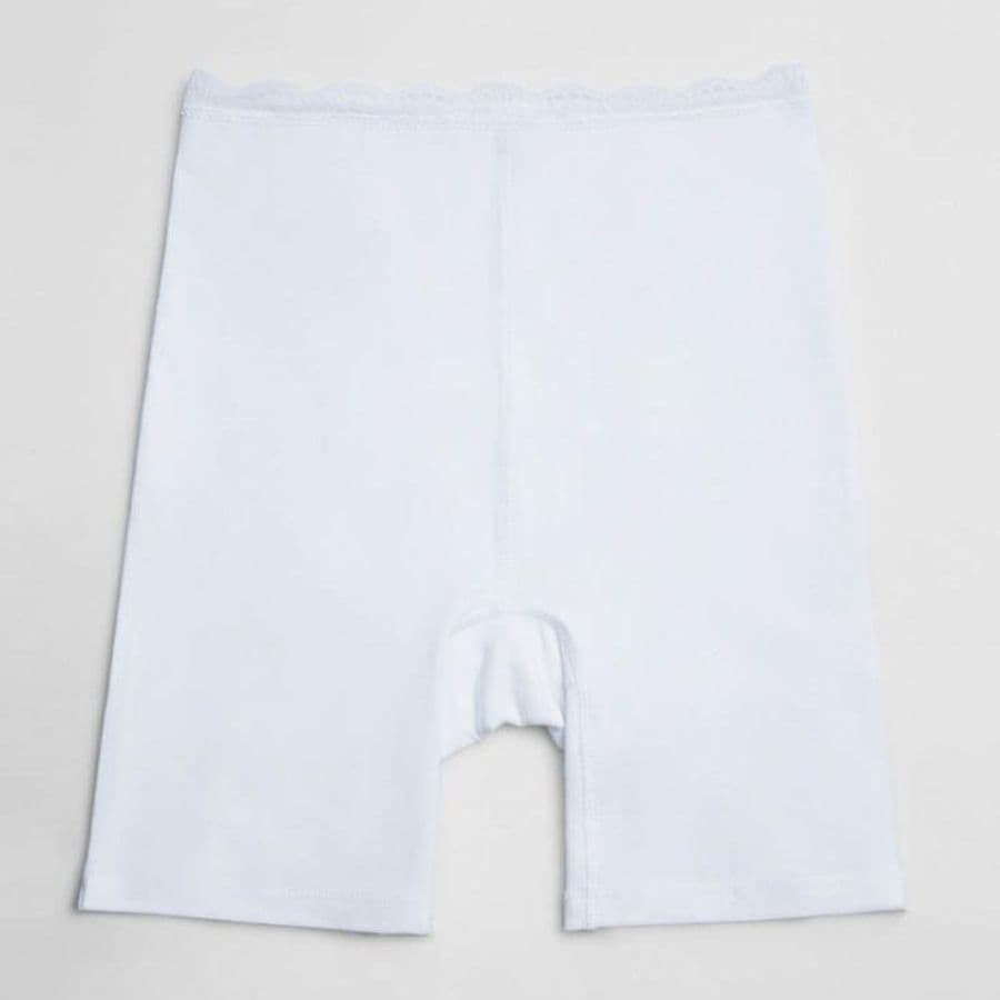 Anti-Chafing Cotton and Lace Culotte, ysabel mora.