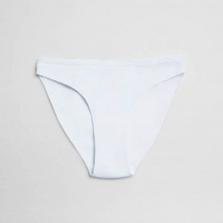Mini Cotton and Lace Brief, ysabel mora.