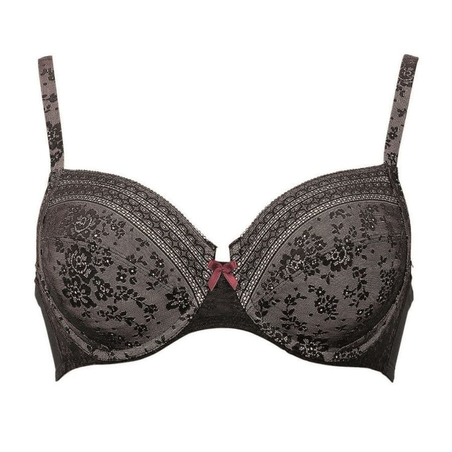 minimizer bra, underwired, non padded, fleur, rosa faia.