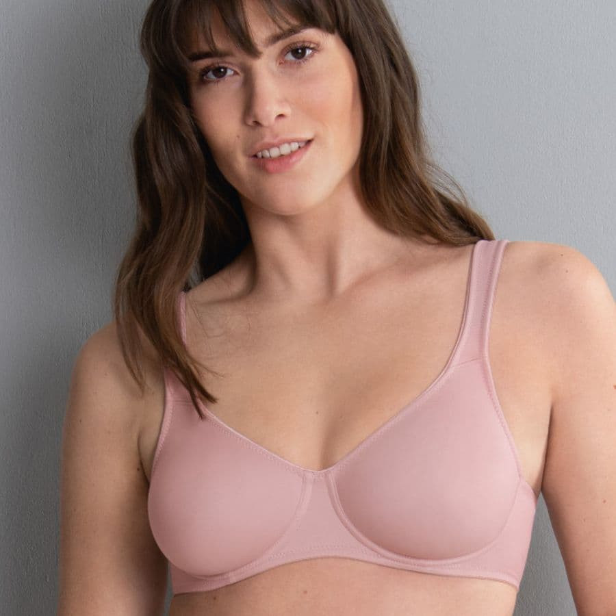 minimizer bra, underwired, non padded, twin, rosa faia.