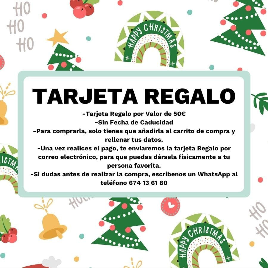 TARJETA REGALO NAVIDEÑA, SINGULAR.