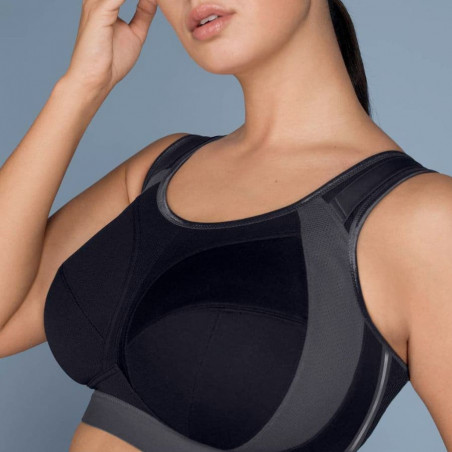 sports bra, maximum support, non wired, non padded, anita.