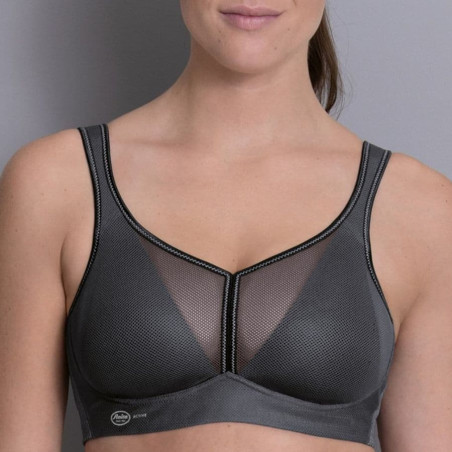 sport bra, maximum support, non wired, padded, anita.