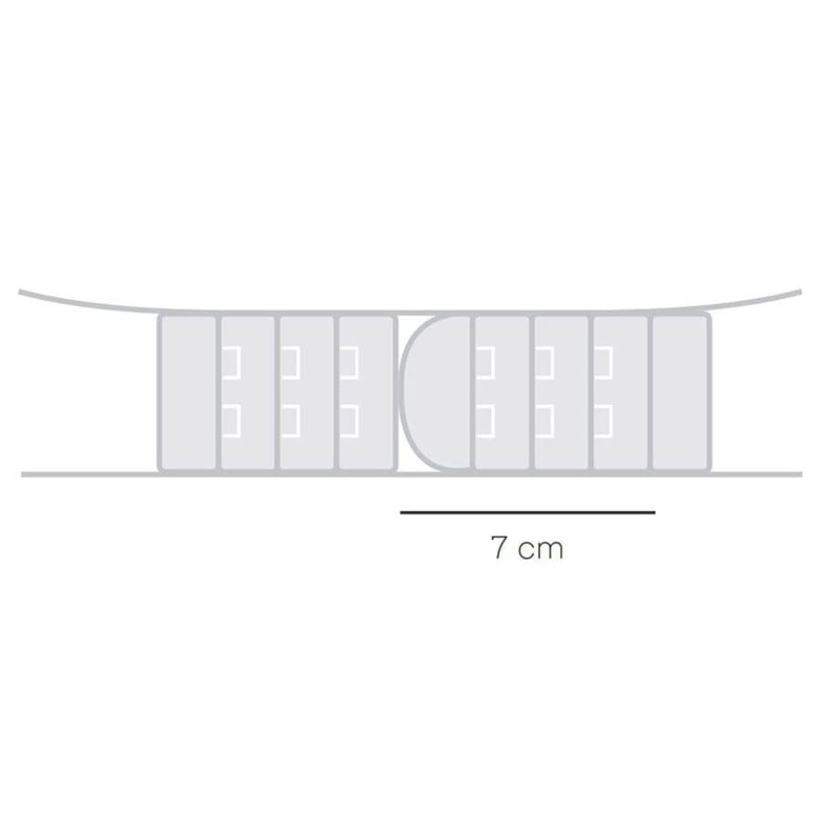extensor de sujetador, dos corchetes estrecho de selene.