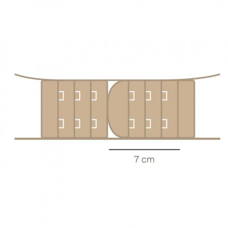 extensor de sujetador, dos corchetes ancho de selene.