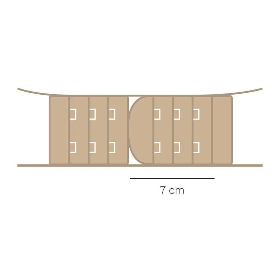 extensor de sujetador, dos corchetes ancho de selene.