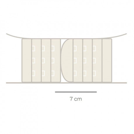 extensor de sujetador, tres corchetes de selene.