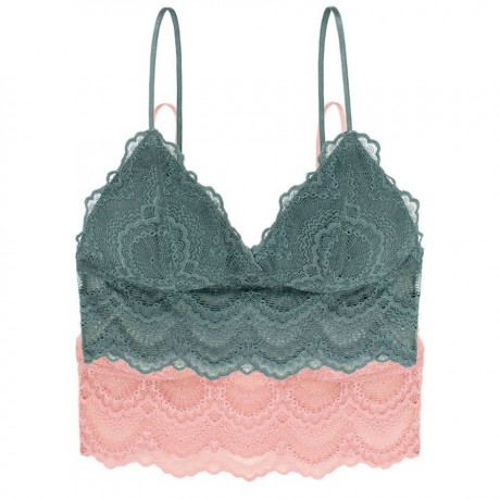 packx2 bralettes, non wired, non padded, mia, dorina.