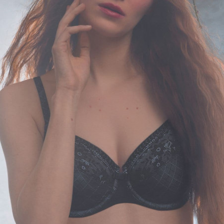minimizer bra, underwired, non padded, rosemary, rosa faia.