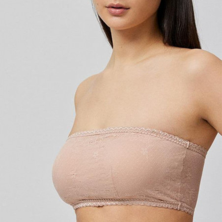 strapless bandeau, non wired, removable padded, ysabel mora.