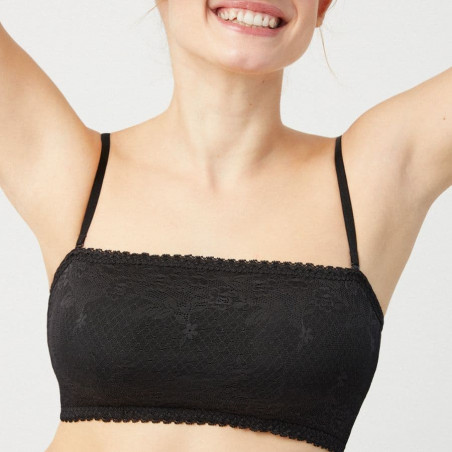 strapless bandeau, non wired, removable padded, ysabel mora.