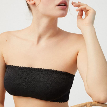 strapless bandeau, non wired, removable padded, ysabel mora.