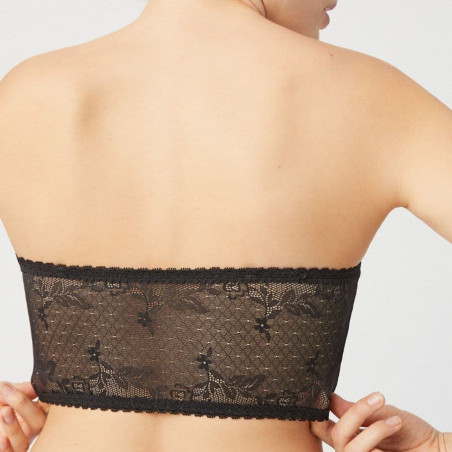 strapless bandeau, non wired, removable padded, ysabel mora.