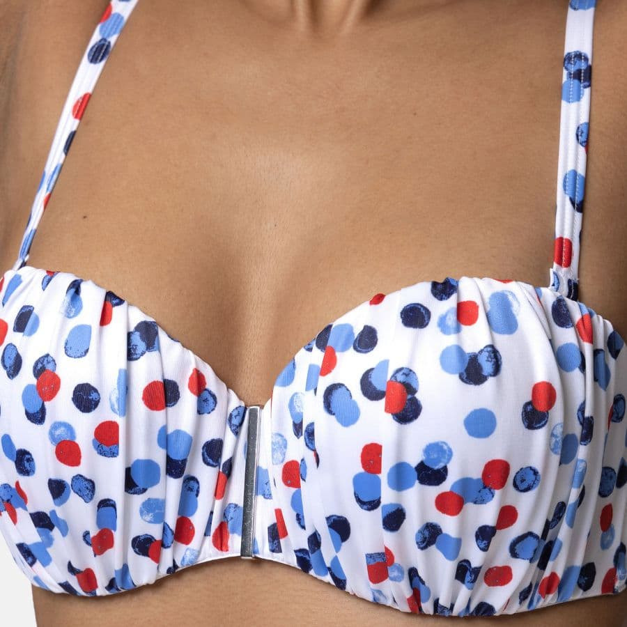 strapless bikini top, underwired, padded, antibes, dorina.