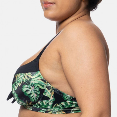 copa bikini capacidad estampado tropical, kano de dorina.