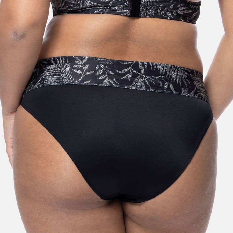 braga bikini de talle alto estampada, kaduna de dorina.