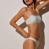 Bandeau Bikini Set with Straps and Midi Brief, ysabel mora.