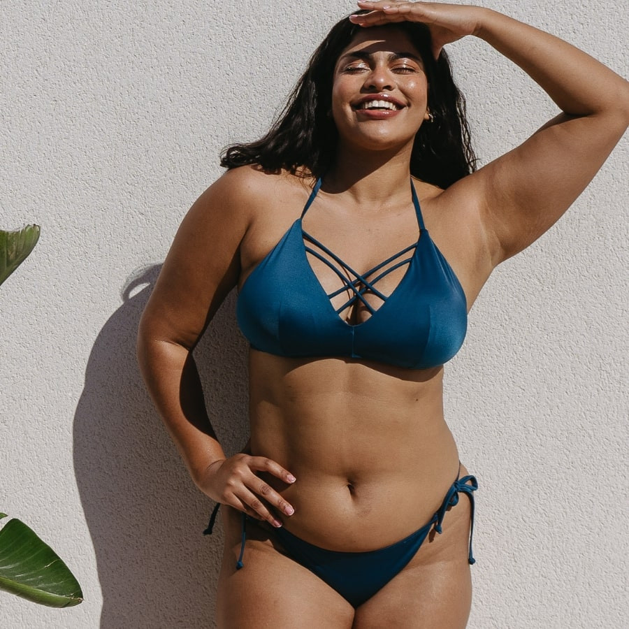 bikini top + bikini briefs, bora bora, dorina.