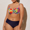 conjunto bikini capacidad flores, copa e, ysabel mora. conjunto bikini capacidad flores, copa e, ysabel mora.