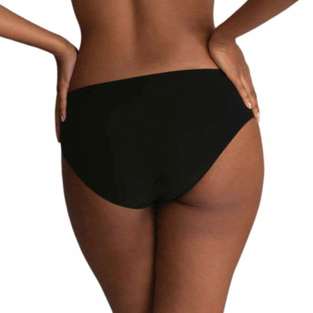 braga bikini de talle alto básica negra de rosa faia.