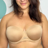 Strapless bra, underwired, padded, malala, singular.