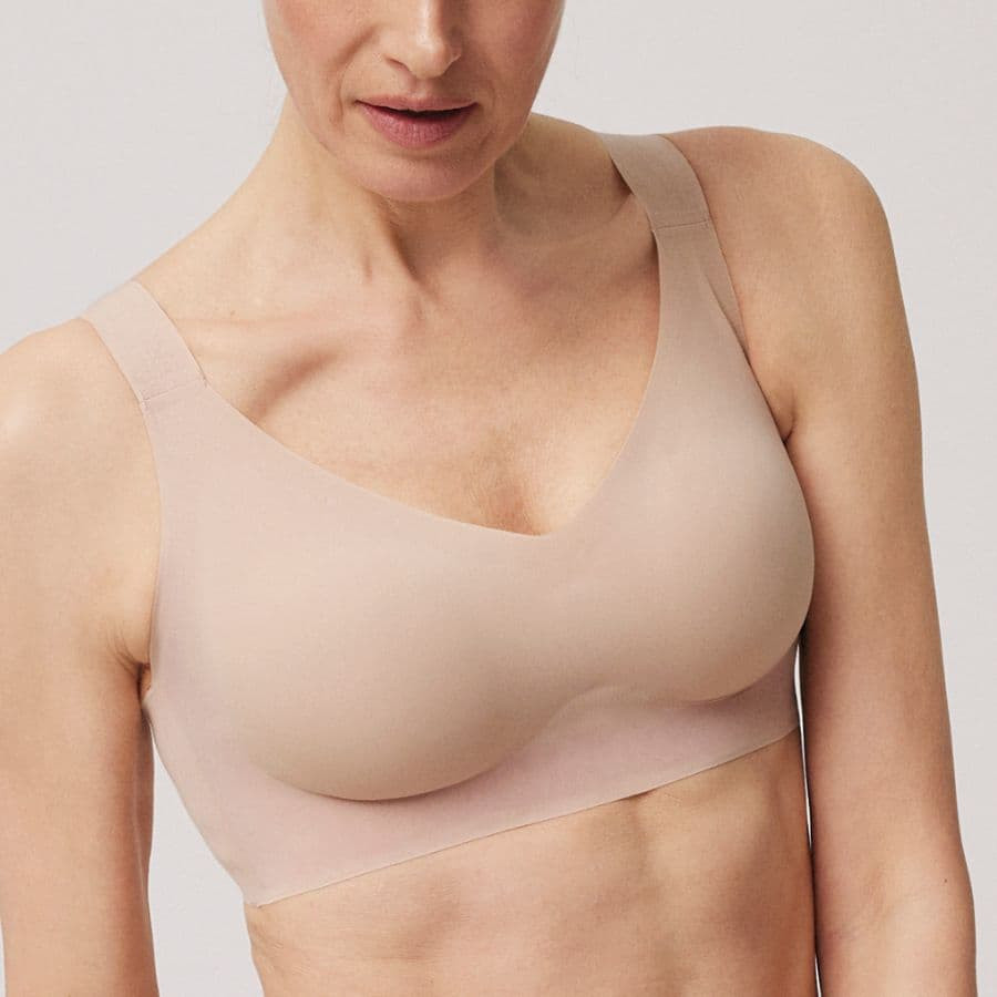 Seamless bra, non wired, light push up, ysabel mora.