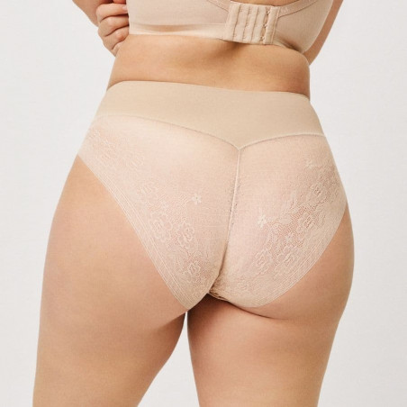Lace Shaping Brief with Tummy Control, ysabel mora.