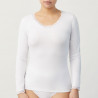 Long Sleeve Cotton and Lace Undershirt, ysabel mora.