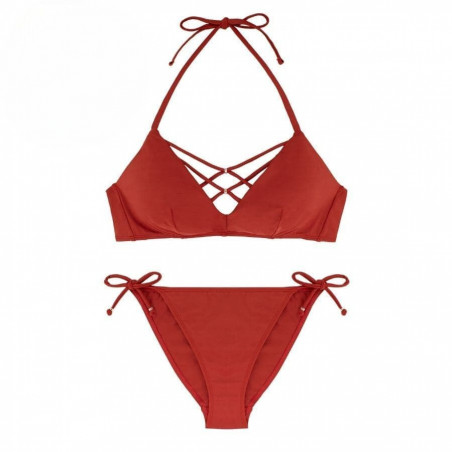 conjunto bikini escote cruzado, mansour de dorina.