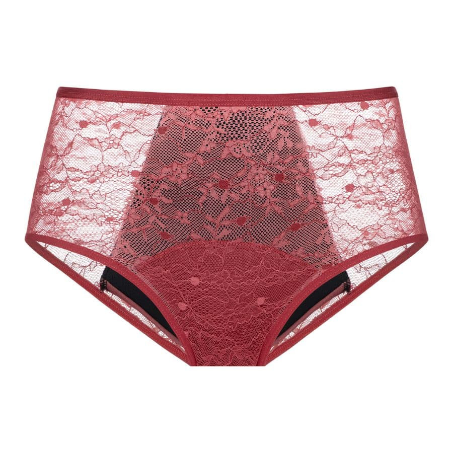 Braguitas talle alto especial menstruación, vada de dorina.