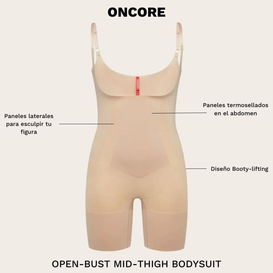Open-bust bodysuit, Spanx.