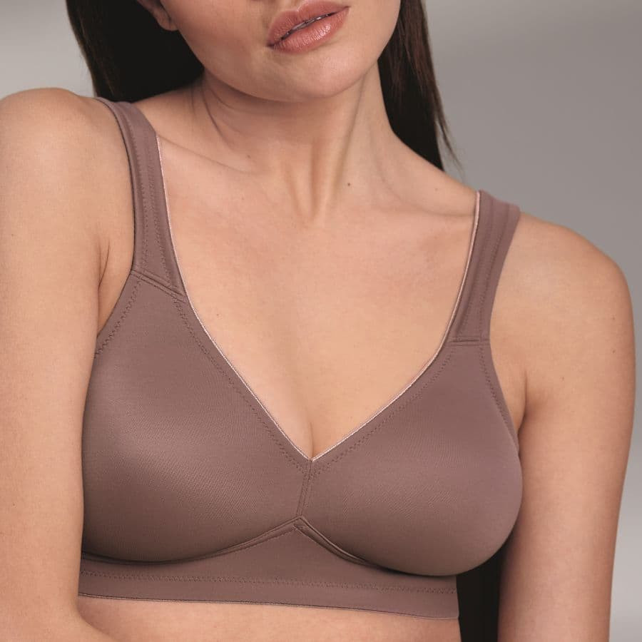 minimizer bra, non wired, non padded, twin, rosa faia.
