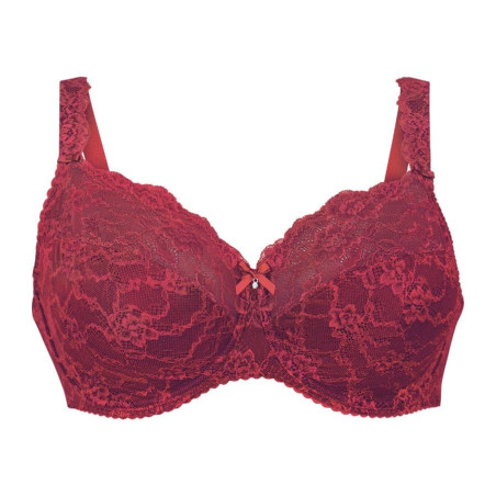 Minimizer bra, underwired, non padded, bobette, rosa faia.
