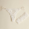 Brazilian briefs + bridal garter, promise.