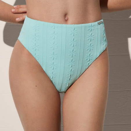 Bandeau bikini top + bikini full briefs, ysabel mora.