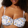 Strapless bikini top + bikini briefs, ysabel mora.