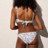 Strapless bikini top + bikini briefs, ysabel mora. Strapless bikini top + bikini briefs, ysabel mora.