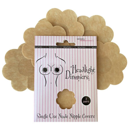 Disposable nipple covers, secret weapons.