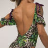 bañador volantes estampado tropical, koani de dorina.