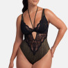 Body lencero corte tanga, con aros, bailey de dorina.