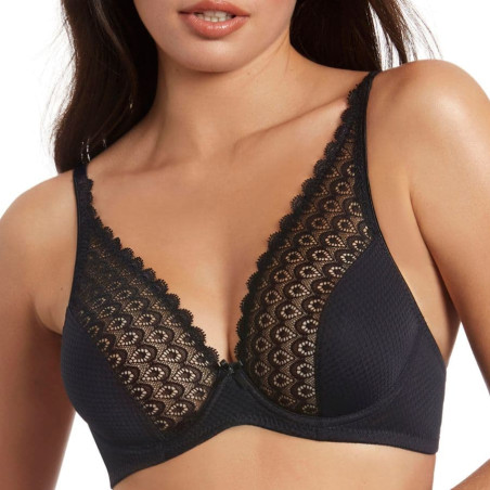 Sujetador estilo bralette super escotado, doris de selene.