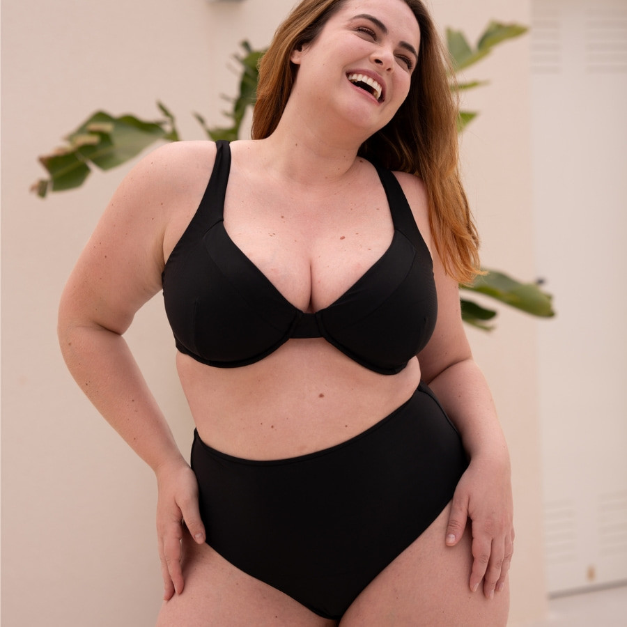 Conjunto bikini aro + braga alta moldeadora, singular swim.