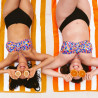 Conjunto Bikini Bandeau + Braga Alta Moldeadora, Singular Swim