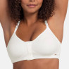 Front closure bra, non wired, non padded, azalea, dorina.